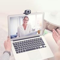 Logitech C615 Full HD-webcam 1920 x 1080 Pixel Standvoet, Klemhouder - thumbnail