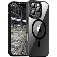 JT Berlin BackCase Pankow Hybrid Backcover Apple iPhone 16 Pro Zwart, Transparant MagSafe compatible - thumbnail