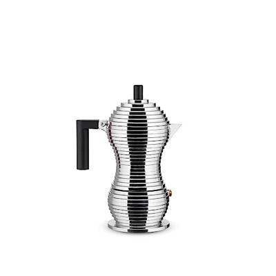 ALESSI - Pulcina - Percolator 3 kops zwart