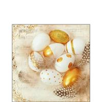 Ambiente Servet 33cm Golden Eggs - thumbnail