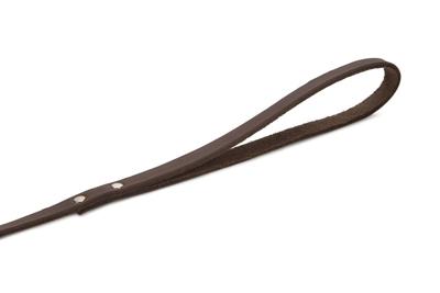 Hondenriem van leer 165cm x 12mm bruin Hondenriem van leer 165cm x 12mm bruin