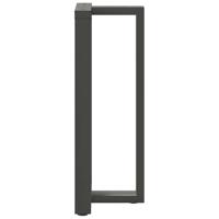Bartafelpoten 2 st T-vormig 50x35x(100-101) cm staal antraciet - thumbnail