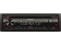 Sony CDXG1300U.EUR autoradio (CD-speler, USB/AUX-ingang, 4x 55 W, extra bas) rood - thumbnail