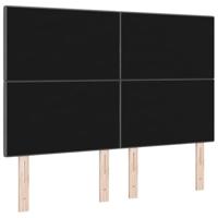 LED Hoofdbord Donkergrijs 80 cm Stof - thumbnail