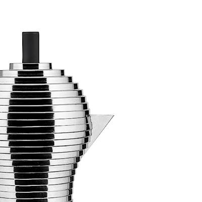 Alessi Percolator Pulcina - MDL02/6 B - Zwart - 6 kops - door Michele De Lucchi