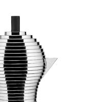 Alessi Percolator Pulcina - MDL02/6 B - Zwart - 6 kops - door Michele De Lucchi - thumbnail