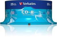 Verbatim 43432 700MB 52 x extra bescherming CD-R 25 Pack spindeldel - thumbnail