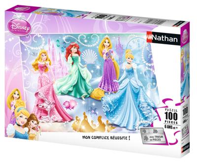 Puzzel Nathan Sparkling Princesses 36 x 26 cm 100 Onderdelen