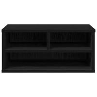 VidaXL Printerstand zwart eiken 49 x 40 x 22.5 cm bewerkt hout - thumbnail