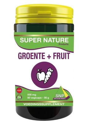 SNP Groente & fruit 500mg puur 90 Vegetarische capsules SNP Groente & fruit 500mg puur 90 Vegetarische capsules