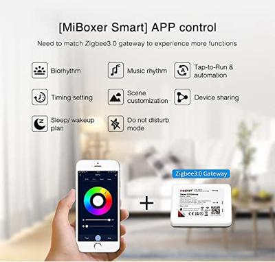 MiBoxer Zigbee RGB-CCT Controller voor LED Strips - LED0274 MiBoxer Zigbee RGB-CCT Controller voor LED Strips - LED0274