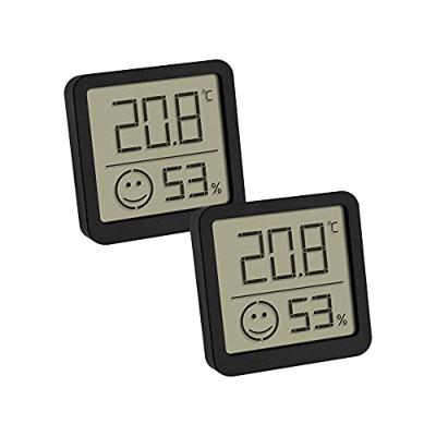 TFA Dostmann 2-pack 30.5053.01.02 Thermo- en hygrometer Zwart