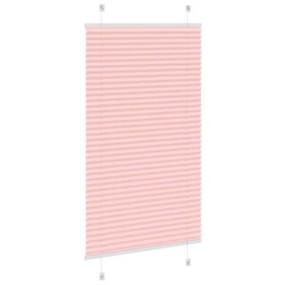 Pliss rolgordijn 75x150 cm stofbreedte 74,4 cm polyester roze