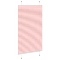 Pliss rolgordijn 75x150 cm stofbreedte 74,4 cm polyester roze - thumbnail