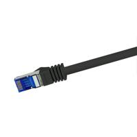 LogiLink C6A083S RJ45 CAT 6A S/FTP 7.50 m Zwart 1 stuk(s) - thumbnail