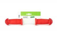 Widek fietsgrip basic rood - 10cm (per paar) - thumbnail