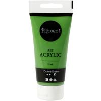 Creativ Company Acryl verf, semi-glanzend, semi-dekkend, crome green, 75 ml/ 1 fles - thumbnail