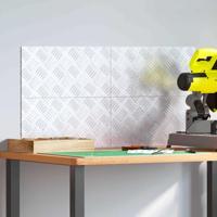 VidaXL Trap tread rechthoekig 4 pcs zilver 40 x 20 cm aluminium - thumbnail