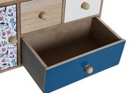 Doos-Juwelenkistje DKD Home Decor 30 x 12,5 x 15 cm Multicolour Hout MDF - thumbnail