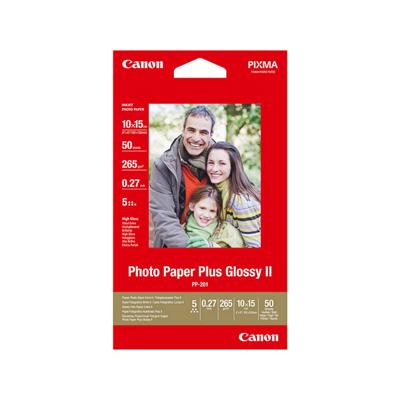 Canon PP-201 10x15cm Glossy II 50 vel 260g/m² Canon PP-201 10x15cm Glossy II 50 vel 260g/m²