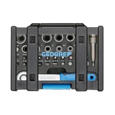 Gedore 666 U-20 | bitdopsleutelset 1/4" | 35 delig - 2998211 - thumbnail
