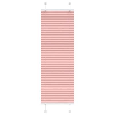 Pliss rolgordijn 45x150 cm stofbreedte 44,4 cm polyester roze