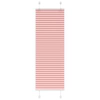 Pliss rolgordijn 45x150 cm stofbreedte 44,4 cm polyester roze - thumbnail