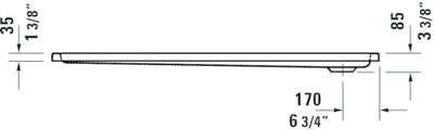 Duravit D-Code Douchebak 150x90 cm Wit