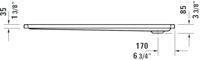 Duravit D-Code Douchebak 150x90 cm Wit - thumbnail