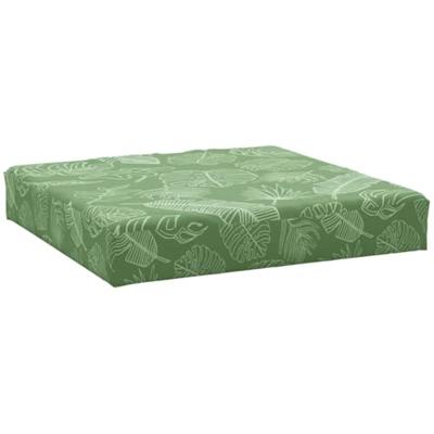 VidaXL Palletkussens 2 st bladpatroon oxford stof VidaXL Palletkussens 2 st bladpatroon oxford stof