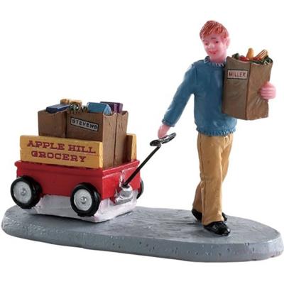 Lemax grocery delivery kerstdorp figuur type 2 2018
