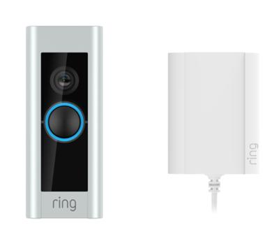Ring Video Doorbell Pro 2 Plug-in Nikkel, Gesatineerd staal Ring Video Doorbell Pro 2 Plug-in Nikkel, Gesatineerd staal