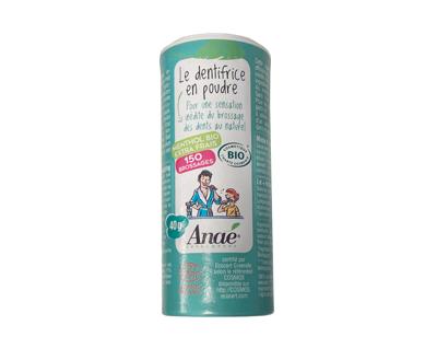 Anae Tandenpoets poeder zonder fluor - menthol - 40g Anae Tandenpoets poeder zonder fluor - menthol - 40g