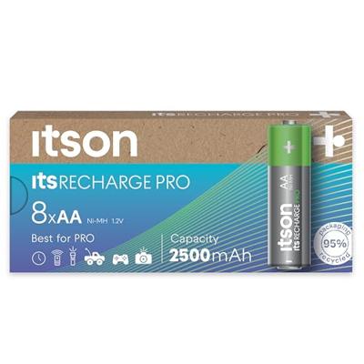 itson itsRECHARGE Oplaadbare AA batterij (penlite) NiMH 1.2 V 8 stuk(s)