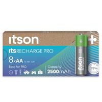 itson itsRECHARGE Oplaadbare AA batterij (penlite) NiMH 1.2 V 8 stuk(s) - thumbnail