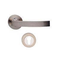 Intersteel Deurkruk William op rozet met profielcilinderrozetten - nikkel mat - thumbnail