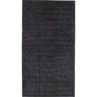 Cawö Cawo Noblesse Elegance Allover print Badlaken 80/150 zwart - thumbnail