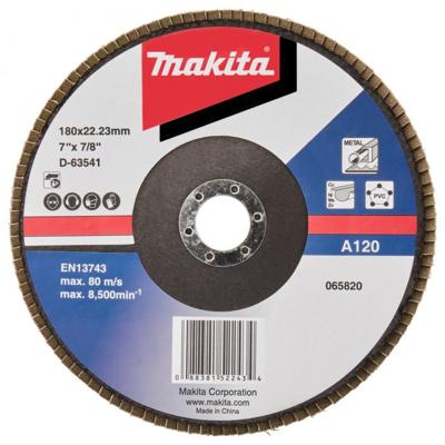 Makita Accessoires Lamellenschuurschijf 180mm A120 - D-63541-10 D-63541-10 Makita Accessoires Lamellenschuurschijf 180mm A120 - D-63541-10 D-63541-10