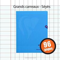 Clairefontaine schrift Mimesys voor ft A4+, 96 bladzijden, kaft in PP, seyès, blauw - thumbnail