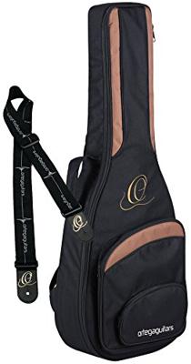 Ortega RCE145LBK Family Series Pro Full-Size Guitar Black linkshandige E/A klassieke gitaar met gigbag