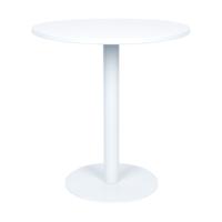 Zuiver Ronde Tuintafel 'Metsu' Staal, 70cm, kleur Wit - thumbnail