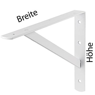 DX | Plankdrager BEAM | met schoor | HD | 255x395 mm | Staal wit