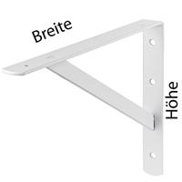 DX | Plankdrager BEAM | met schoor | HD | 255x395 mm | Staal wit - thumbnail