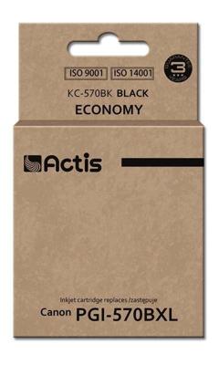 Actis KC-570Bk Inkt (vervanging voor Canon PGI-570BK; Standaard; 22 ml; zwart)