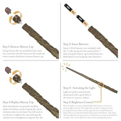 Noble Collection Harry Potter: Hermione Granger Illuminating Wand Rollenspel Noble Collection Harry Potter: Hermione Granger Illuminating Wand Rollenspel
