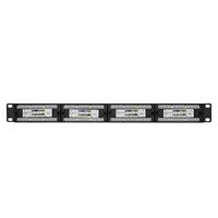 LogiLink NP0004 24 poorten Patchpaneel 483 mm (19) CAT 6 1 HE Meerdere kleuren - thumbnail
