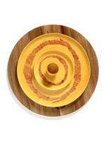 SERAX - Feast by Ottolenghi - Bord XS 16x16cm Sunny Yellow Swirl- - thumbnail