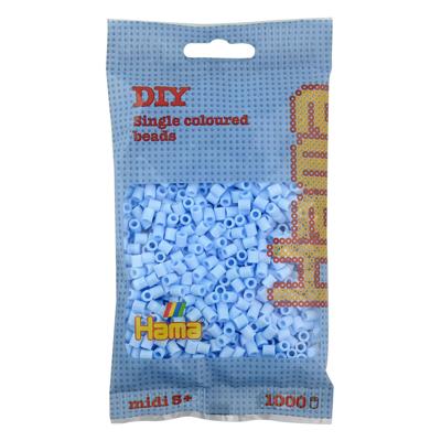 Hama strijkkralen ijsblauw pastel 1000 stuks