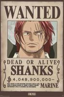 Poster One Piece - Wanted Shanks Wano 61x91,5cm - thumbnail