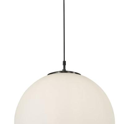 Searchlight Glazen hanglampAtom Ø 30cm met zwart - 6088